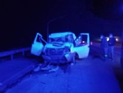 Mut'ta trafik kazası 2 ölü 2 yaralı